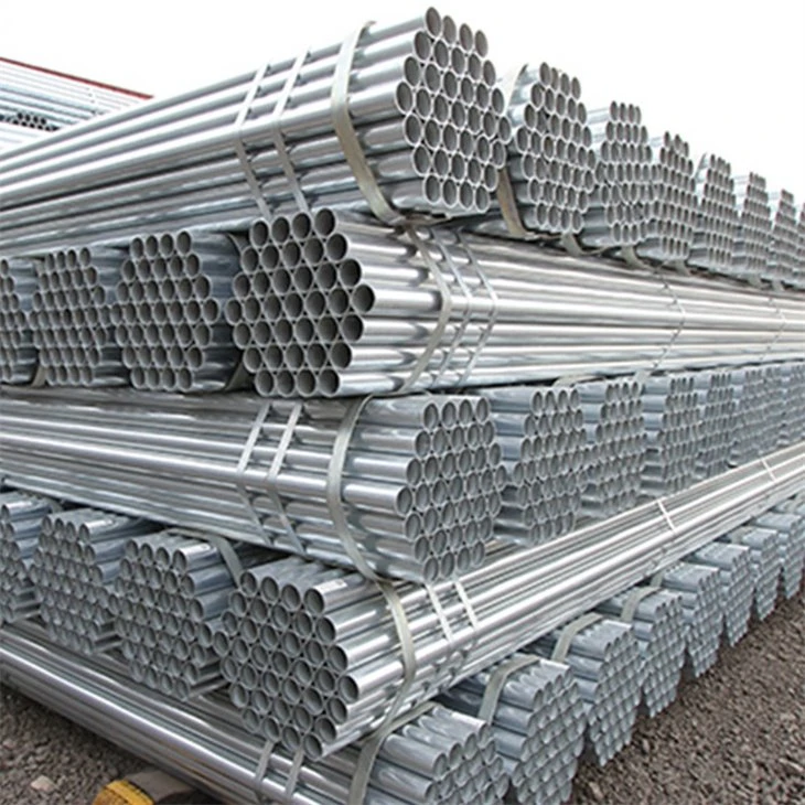 Tubería de acero anticorrosión galvanizada para construcción Tubería de acero anticorrosión galvanizada para construcción