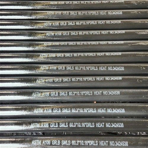 TUBO DE ACERO AL CARBONO ASTM A106 GRADO B / C