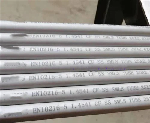Tubo Sin Costura De Acero Inoxidable 1.4550 Para Calderas E Intercambiadores De Calor